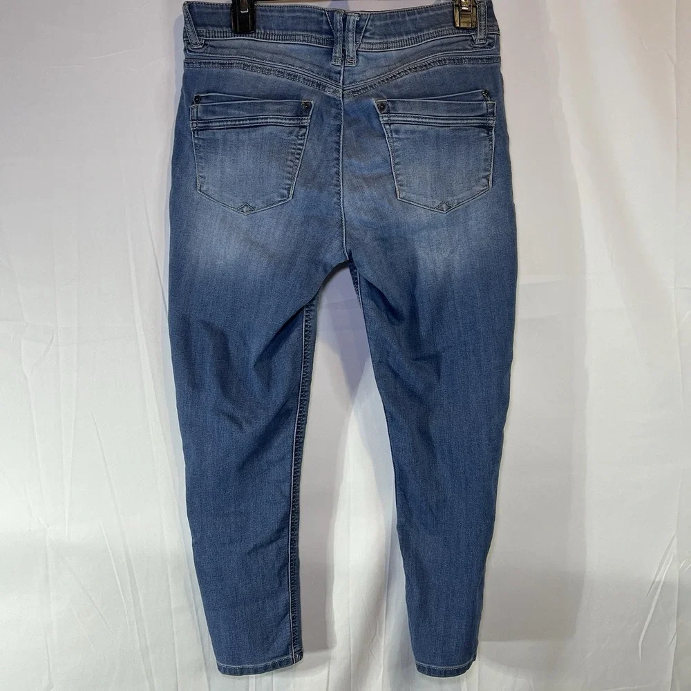 Democracy‎ Jeans  AB Technology Pants Women's Size 8 Blue Med Wash Stretch